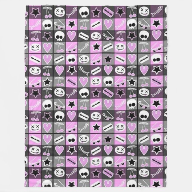 Wicked Kärlek Fleecefilt (Framsidan)