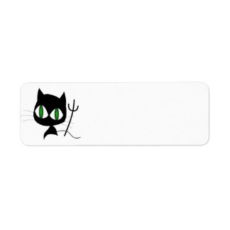 Wicked Kattunge Returadress Etikett