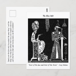 Wicked Kung och Modiga Knight-sagolen teckning Vykort