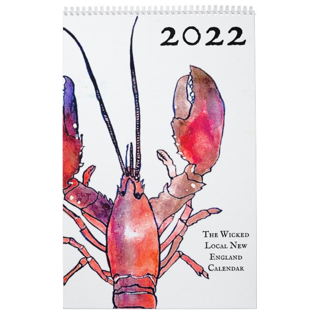Wicked Local New England Calendar 2022 Kalender (Omslag)