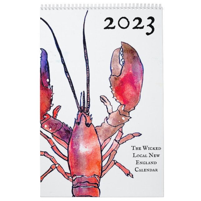 Wicked Local New England Calendar 2023 Kalender (Omslag)