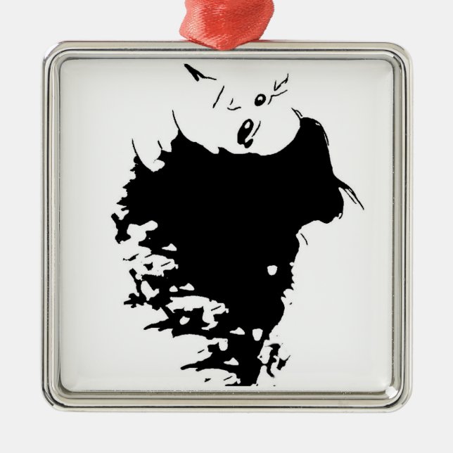 Wicked Mane Julgransprydnad Metall (Framsidan)