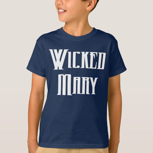 Wicked Mary Boy's T-Shirt (Framsida)