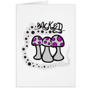 Wicked Mushroom Hälsningskort