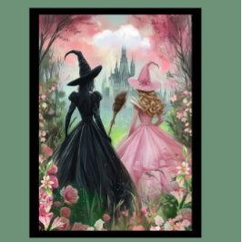 Wicked Musical Poster - Elphaba & Glinda Art Print