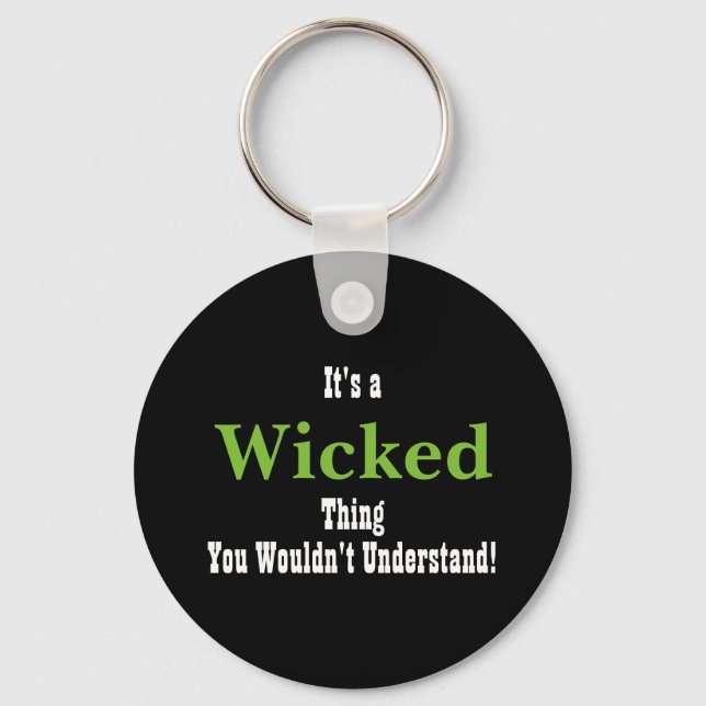 Wicked-nyckelkedja Nyckelring (Framsida)