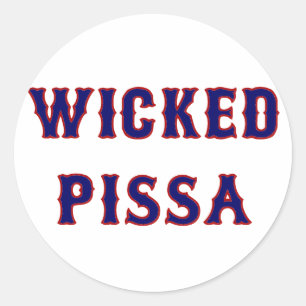 Wicked Pissa Runt Klistermärke