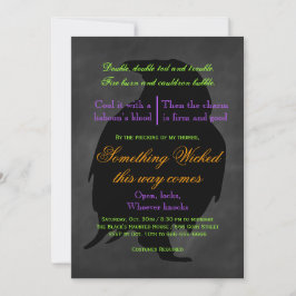 Wicked Raven Halloween-inbjudan Inbjudningar