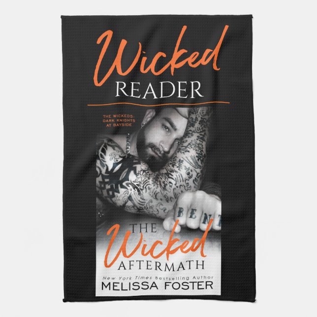 Wicked Reader - det klockade köket efter könet Kökshandduk (Vertikal)