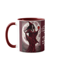 Wicked Red Witch Blood Måne Spell Quote