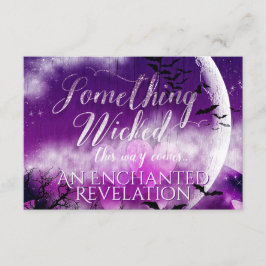 Wicked Roligt Halloween Kärlek Måne Bröllop Tilläggskort