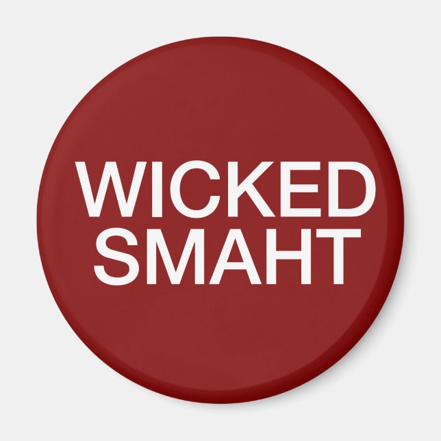 Wicked Smaht Magnet (Framsidan)