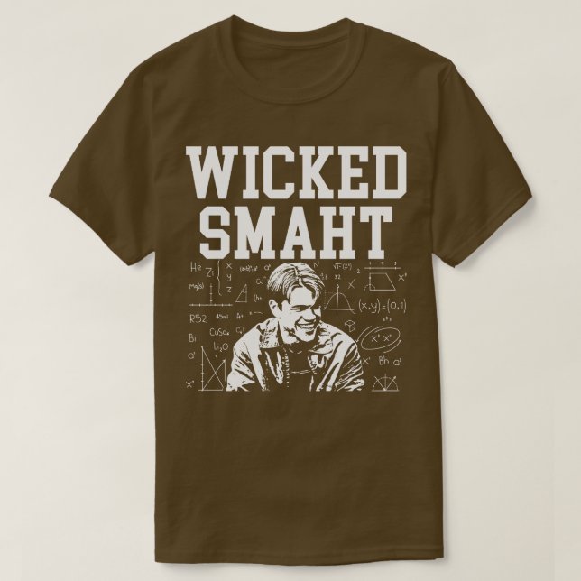 Wicked Smaht T Shirt (Design framsida)