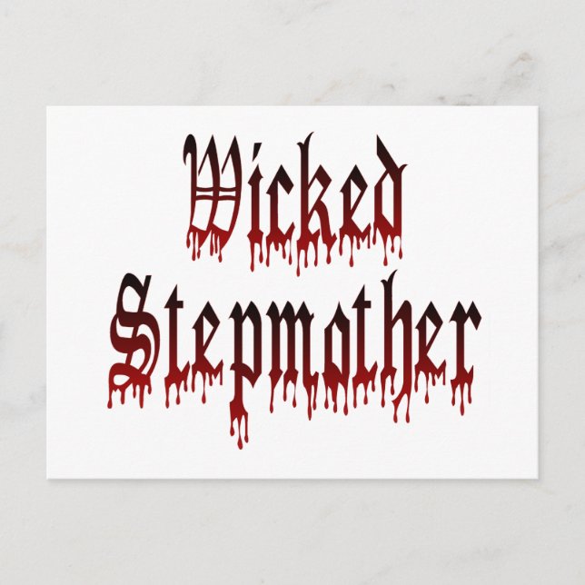 Wicked Stepmor Vykort (Framsida)