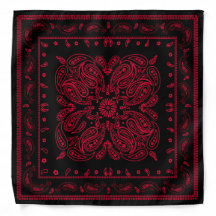 Wicked Stil Red and Black Paisley