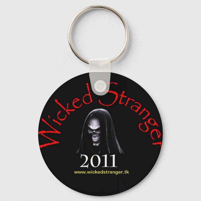 Wicked Stranger Keychain Black Nyckelring (Framsida)