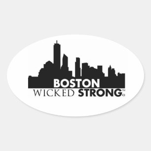 Wicked Strong Bumper Sticker Ovalt Klistermärke