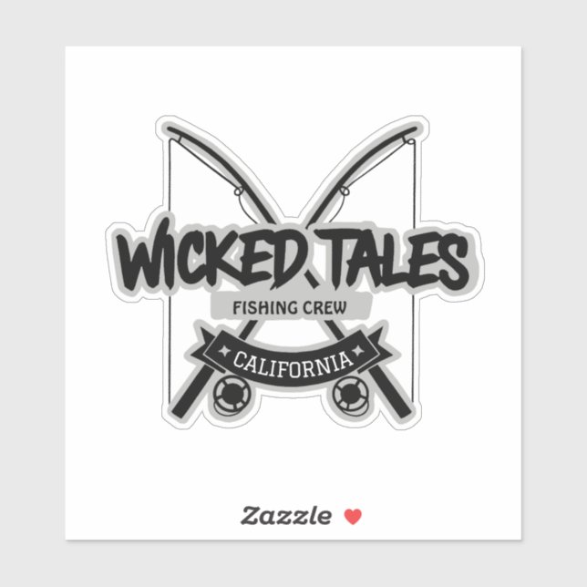 Wicked Tales Fiskelag Klistermärken (Ark)