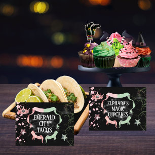 Wicked Theme Food Signs Poster