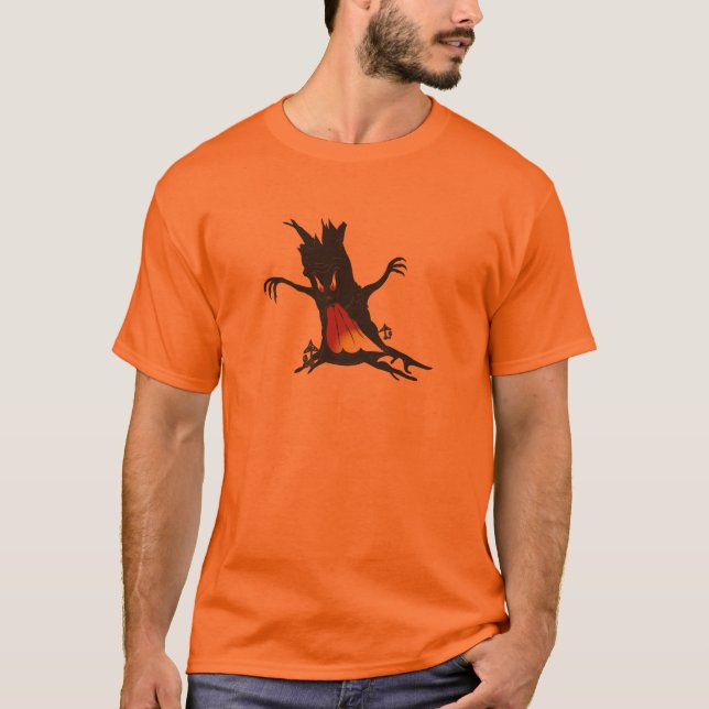 Wicked Träd Halloween Shirt Tee (Framsida)