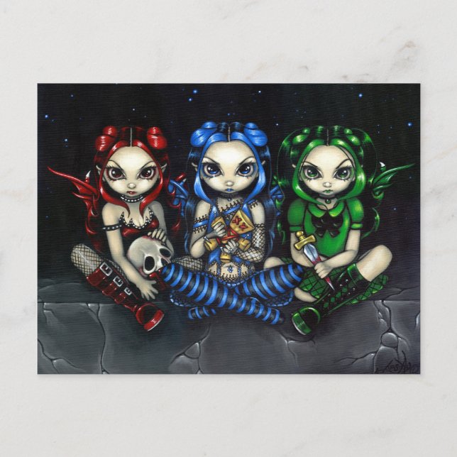 "Wicked, Tricksy and False" vykort (Framsida)