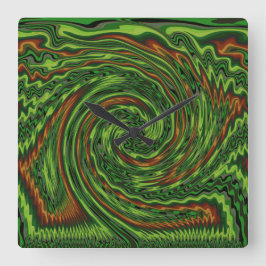 Wicked Twist Fyrkantig Klocka