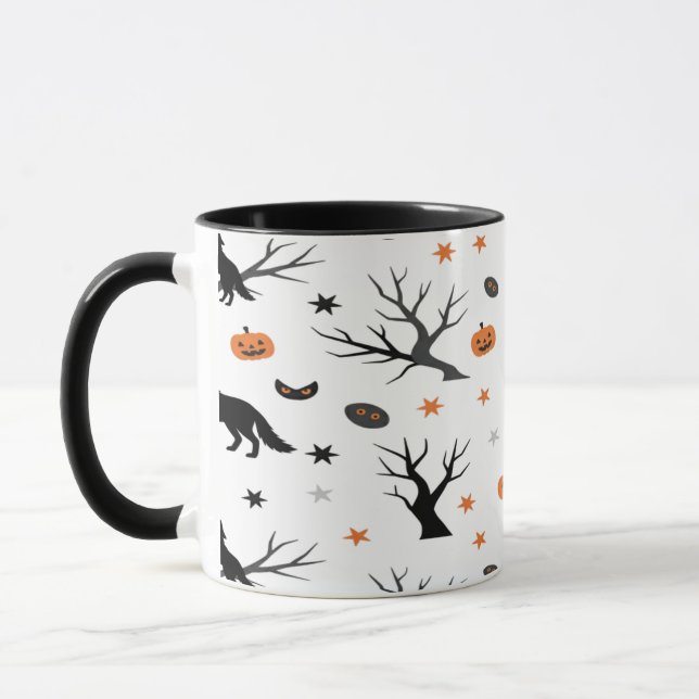 Wicked-Vargen under Pumpkin Måne Mugg (Vänster)