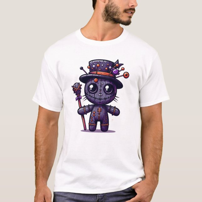 Wicked Voodoo Curses T Shirt (Framsida)