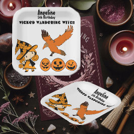 Wicked Wandering Witch Halloween Pumpkins Birthday