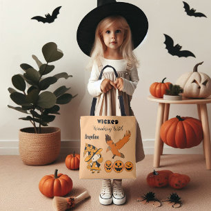 Wicked Wandering Witch Personlig Halloween Cute Tygkasse