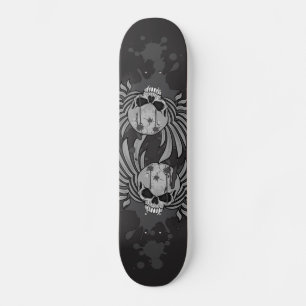 Wicked Winged Skull Mini Skateboard Bräda 18,7 Cm