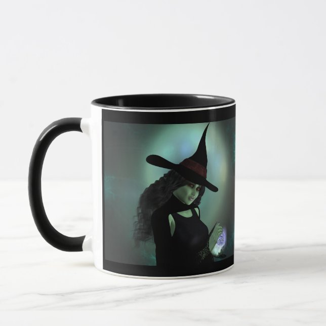 Wicked Witch Casting a Spell Mugg (Vänster)