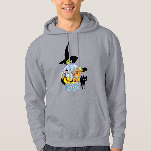 Wicked Witch Crystal Boll Halloween Hoodie (Framsida)