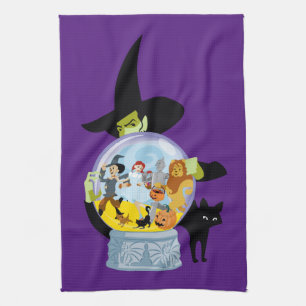 Wicked Witch Crystal Boll Halloween Kökshandduk
