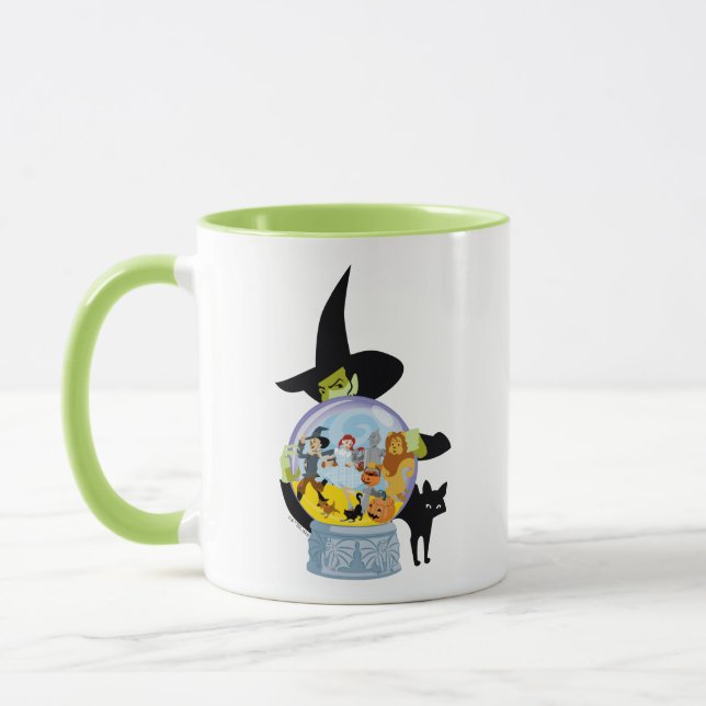 Wicked Witch Crystal Boll Halloween Mugg (Vänster)
