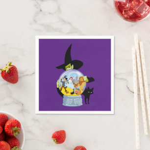 Wicked Witch Crystal Boll Halloween Pappersservett
