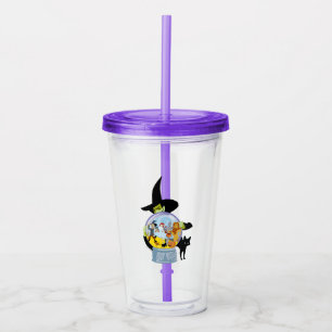 Wicked Witch Crystal Boll Halloween Take Away Mugg