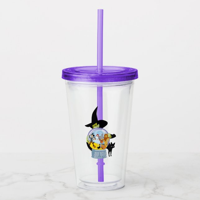 Wicked Witch Crystal Boll Halloween Take Away Mugg (Framsida)