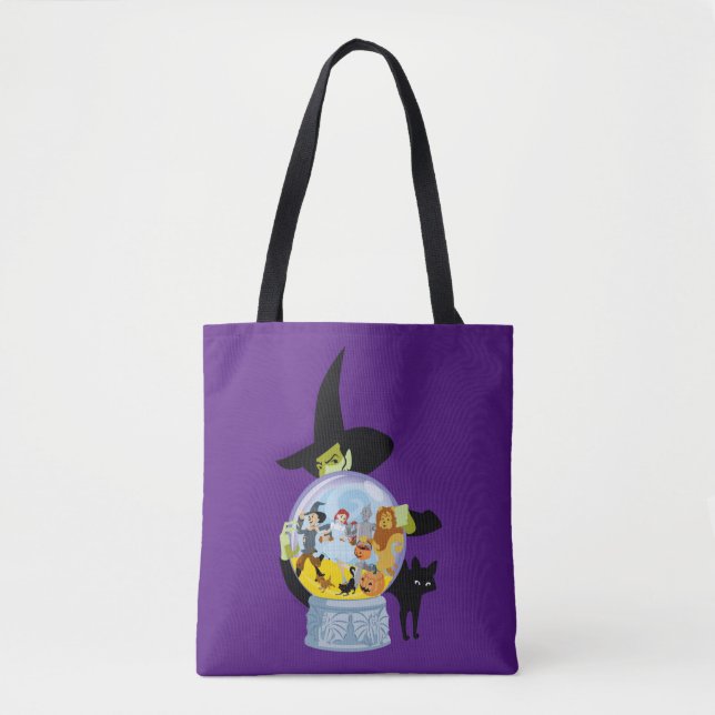 Wicked Witch Crystal Boll Halloween Tygkasse (Framsida)