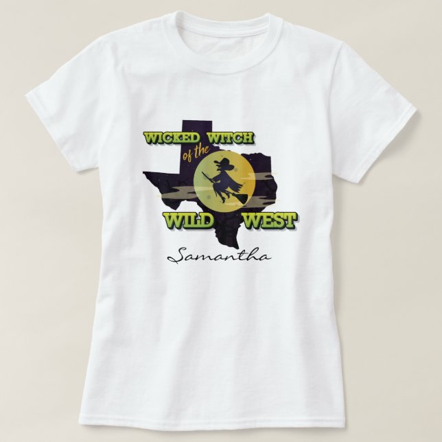 Wicked Witch från Vilda western T Shirt (Design framsida)