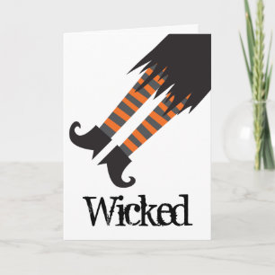 Wicked Witch Funny Halloween Kort