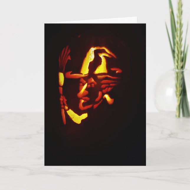 "Wicked Witch" Hallowatkort Kort (Framsida)