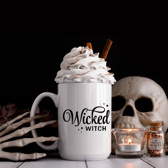 Wicked Witch Halloween Kaffemugg (Skapare uppladdad)