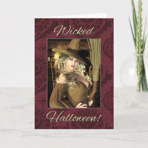 Wicked Witch Halloween-kort Kort