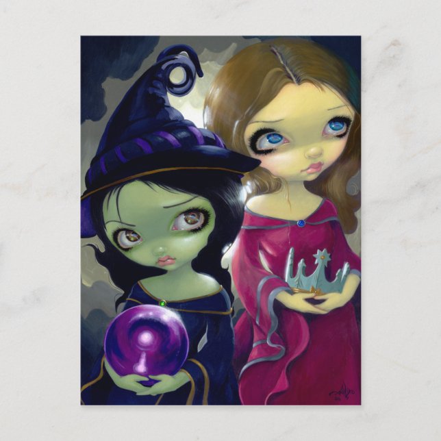 Wicked Witch och Glinda Postcard Vykort (Framsida)