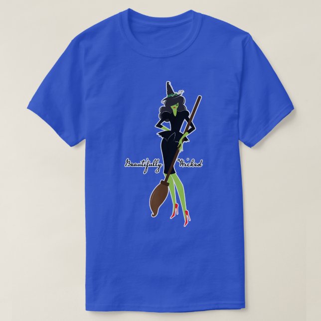 Wicked Witch of the Väster, vackert Wicked T Shirt (Design framsida)