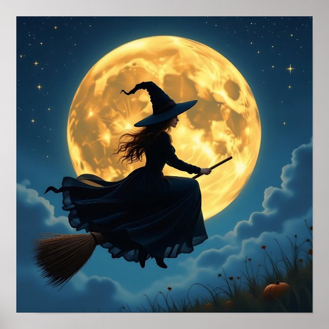 Wicked Witch på ett rum på Full Moon Poster (Framsidan)