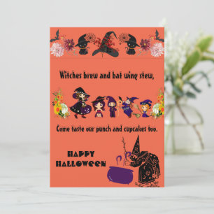 Wicked Witch Parad Cauldron Brew Svarta katter Car Meddelande