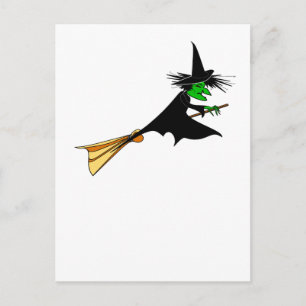 Wicked Witch Surrender Broomstick Vykort