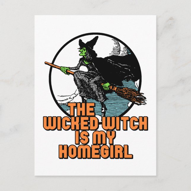 Wicked Witch Vykort (Framsida)